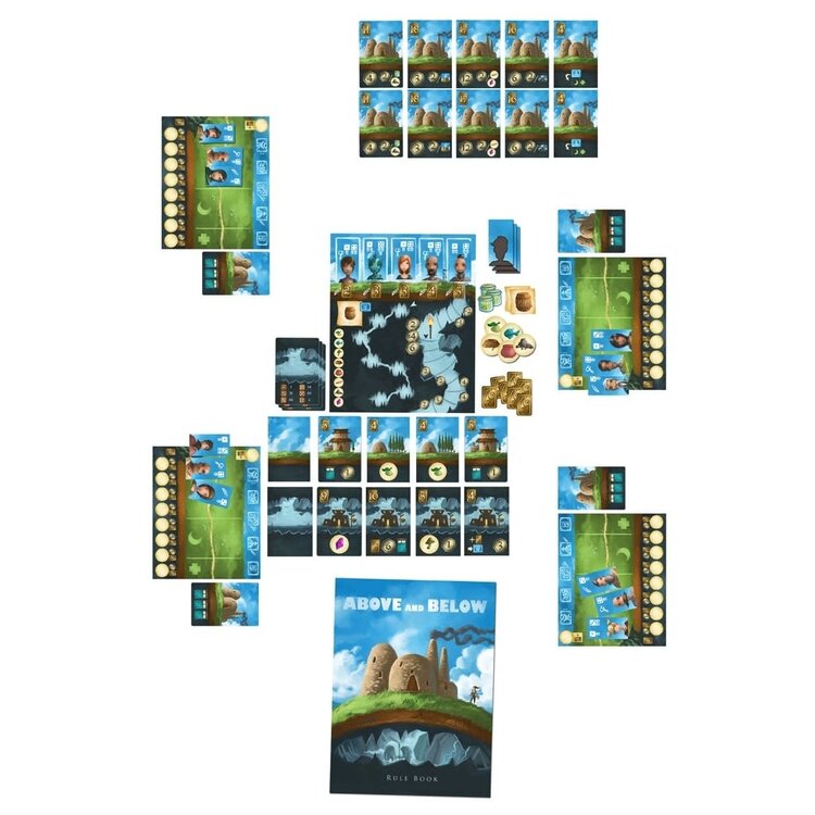 Lucky Duck Games Les Royaumes du Dessous (Above And Below) (FR)