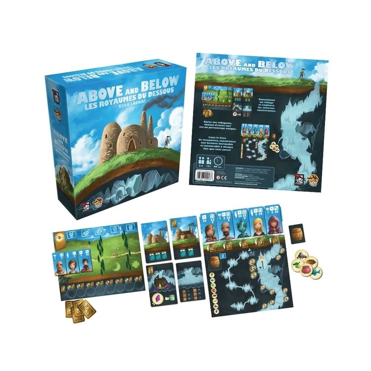 Lucky Duck Games Les Royaumes du Dessous (Above And Below) (FR)