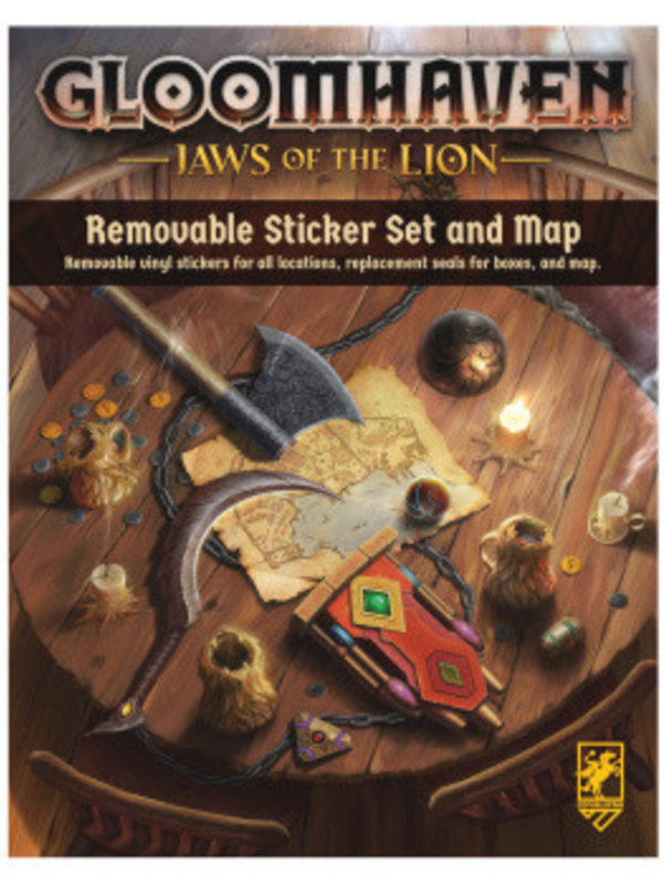 Cephalofair Games Gloomhaven: Jaws Of The Lion: Removable Sticker Set And Map (EN)