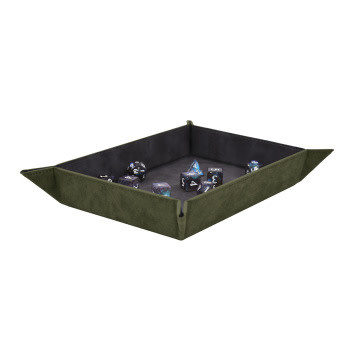 Dice Foldable Rolling Tray: Emerald