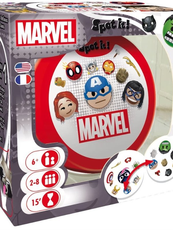 ZYGOMATIC Spot It!: Dobble: Marvel Emojis (ML)