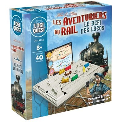 Logiquest: Les Aventuriers Du Rail: Le Défi Des Locos (FR)