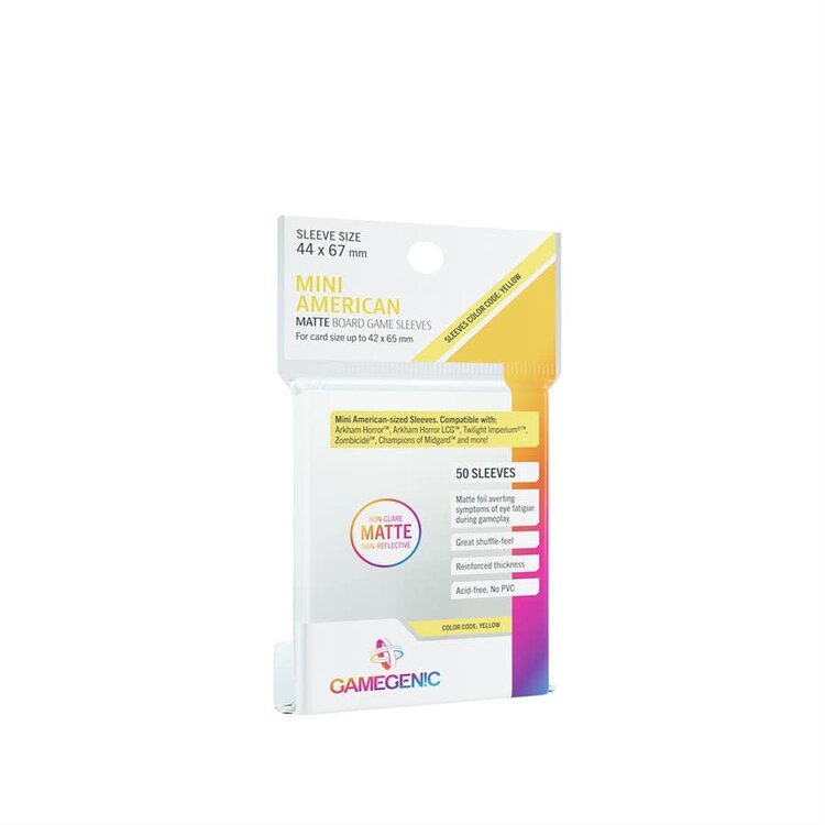 Gamegenic GGS10067ML  «Mini American» 44mm X 67mm Matte / 50 Sleeves Gamegenic