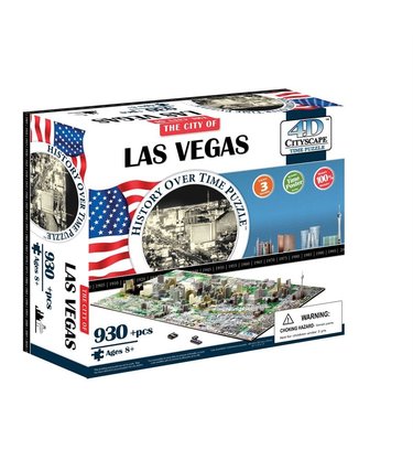 4D Brands International Casse-tête: 4D Cityscape: Las Vegas, USA (1202 Pieces)