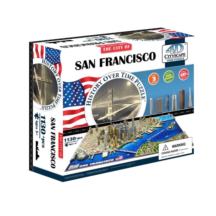 Casse-tête: 4D Cityscape: San Francisco, USA (1094 Pieces)
