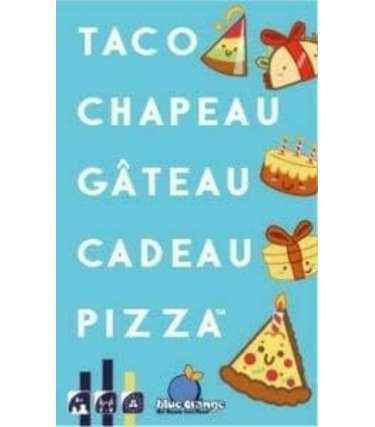 Taco Chapeau Gâteau Cadeau Pizza - Blue Orange