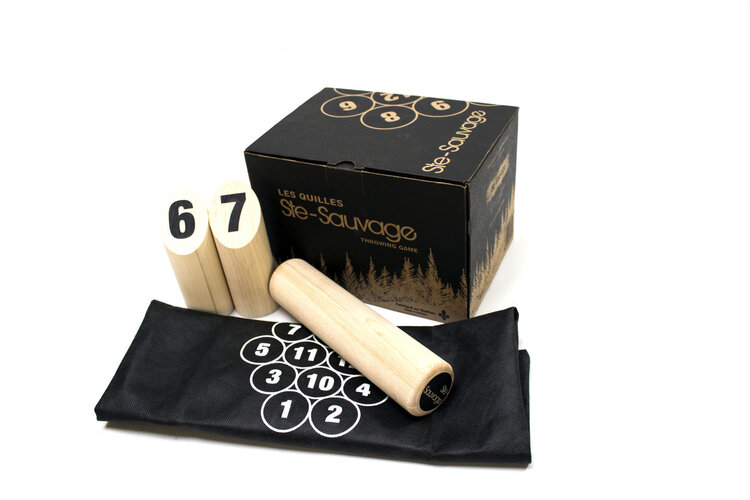 Ste-Sauvage Quilles Ste-Sauvage: Boîte en Carton (ML) (Molkky) En Magasin Seulement