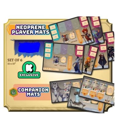 Letiman Games Précommande: Adventure Tactics: Neoprene Player and Companion  Mat (EN) (Kickstarter)