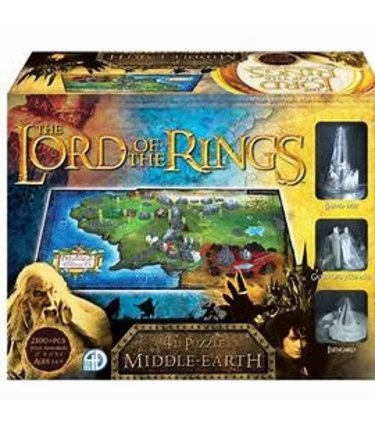4D Brands International Casse-tête: 4D Puzzle: The Lord Of The Rings: Middle-Earth (2174 Pieces)