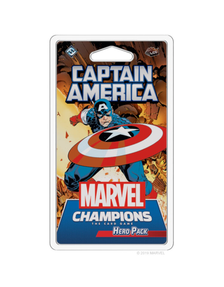 Fantasy Flight Games Marvel Champions: The Card Game: Ext. Captain America Hero Pack (EN)