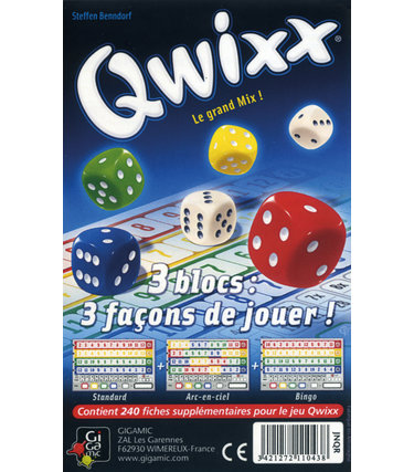 Gigamic Qwixx: Le Grand Mix (FR)