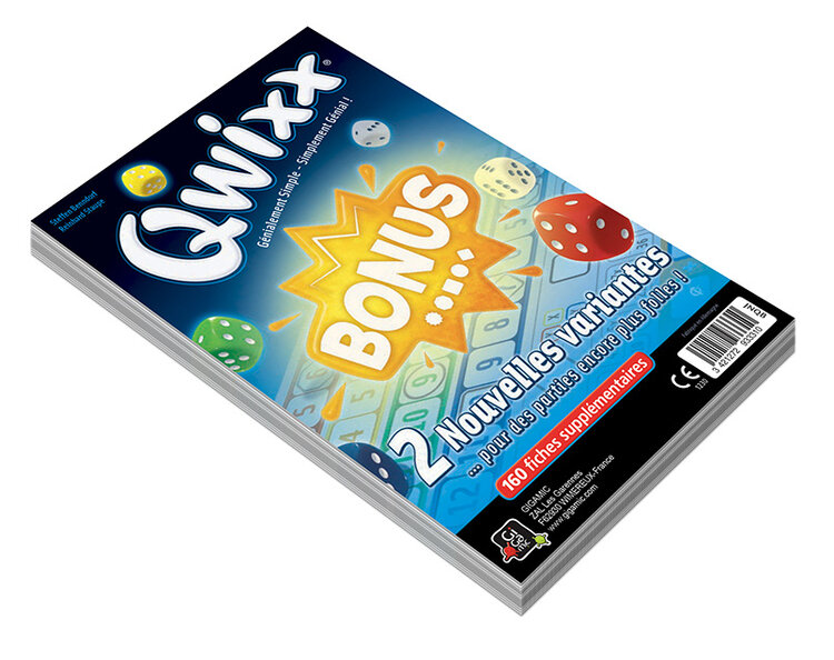 Gigamic Qwixx: Bonus (Bloc 160 fiches) (FR)
