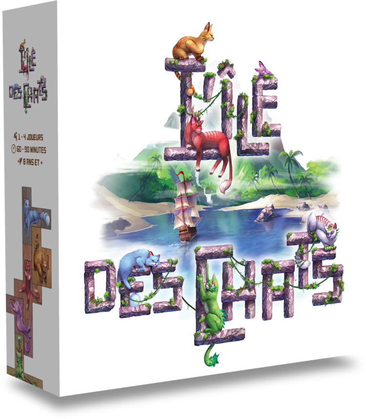 Lucky Duck Games L'Île Des Chats (FR)