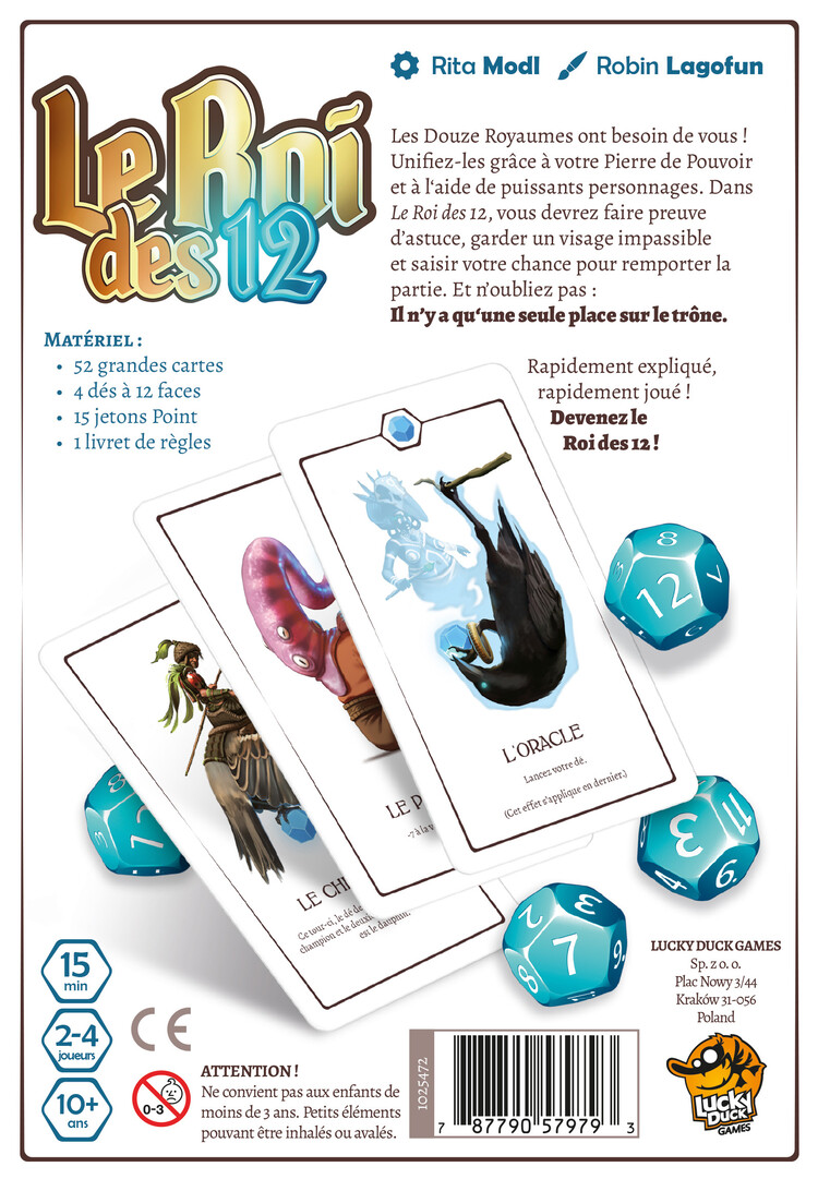 Lucky Duck Games Le Roi Des 12 (FR)