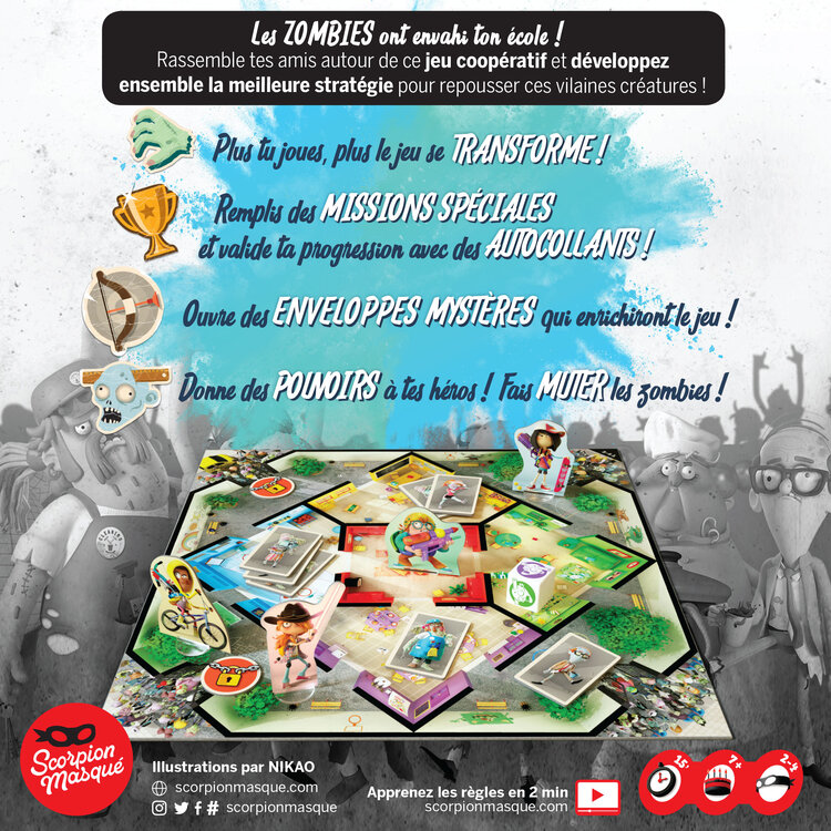 Scorpion Masqué Zombie Kidz: Evolution (FR)