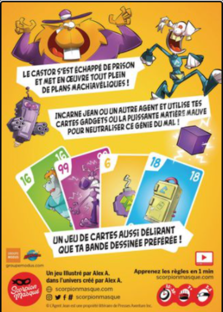 Scorpion Masqué L'agent Jean: Le Jeu (FR)