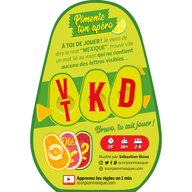 Scorpion Masqué Olé Guacamolé (FR)