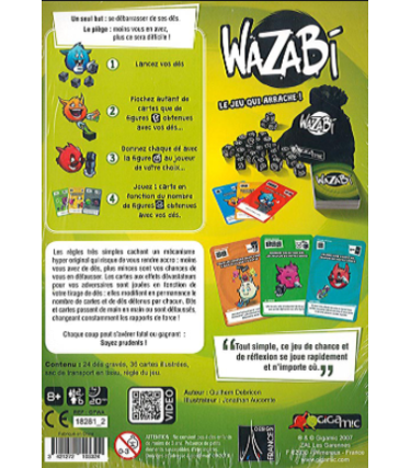 Wazabi (FR) - Jeux de société Ludold