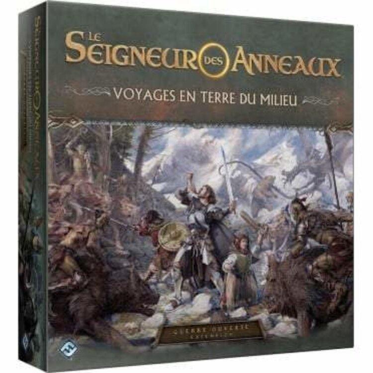 Fantasy Flight Games Le Seigneur des Anneaux : Voyages En Terre Du Milieu: Ext. Guerre ouverte (FR)