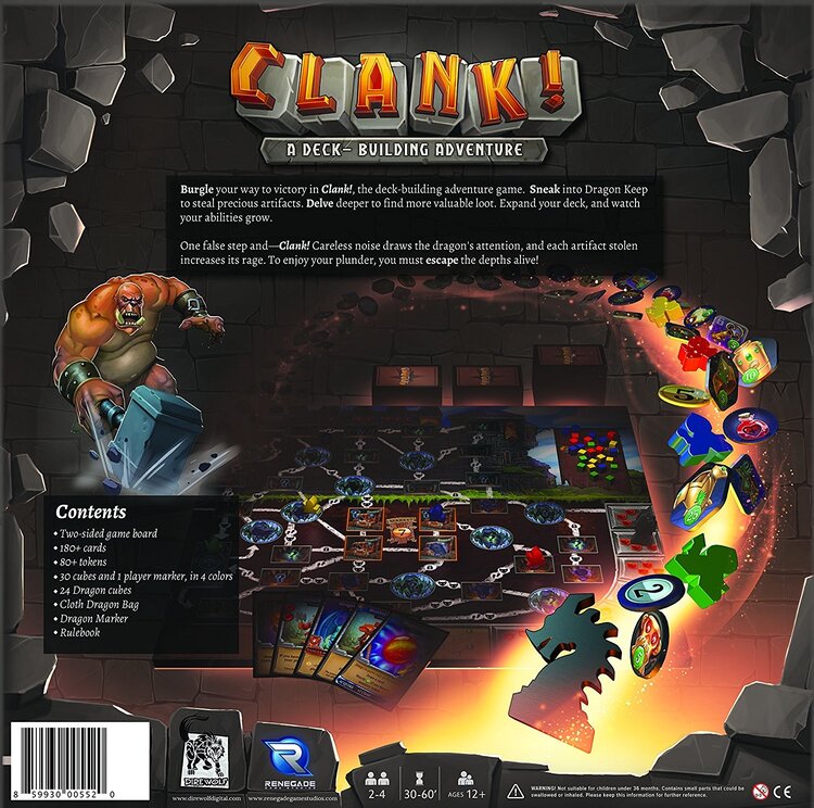 Origames Clank! Les Aventuriers Du Deck-Building (FR)