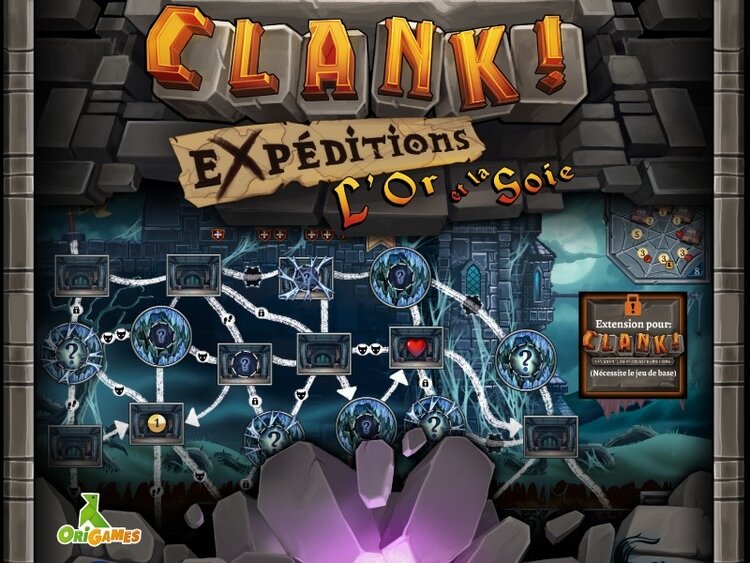 Origames Clank!: Ext. Expeditions: L'or Et La Soie (FR)