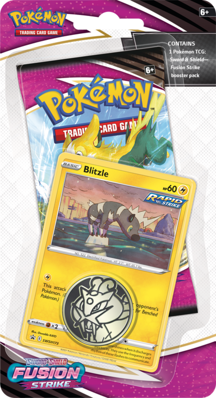 Pokemon Pokemon: Sword & Shield 8 Fusion Strike Checklane Blister (EN)