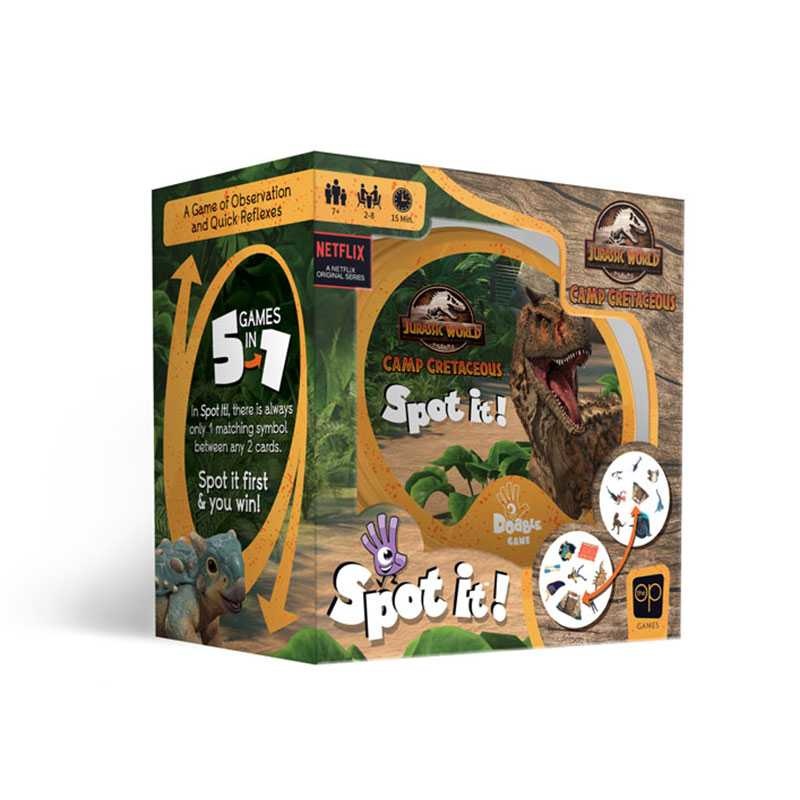 Spot It!: Dobble: Jurassic Camp Creteceous (EN)