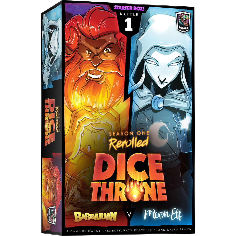 Dice Throne: Saison 1: Boite 1: Barbare Contre Elfe Lunaire (FR)