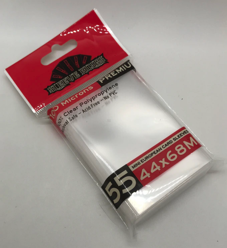 Sleeve Kings SKS-9902  «Mini Euro» 44mm X 68mm / 55 Kings - Premium Sleeve