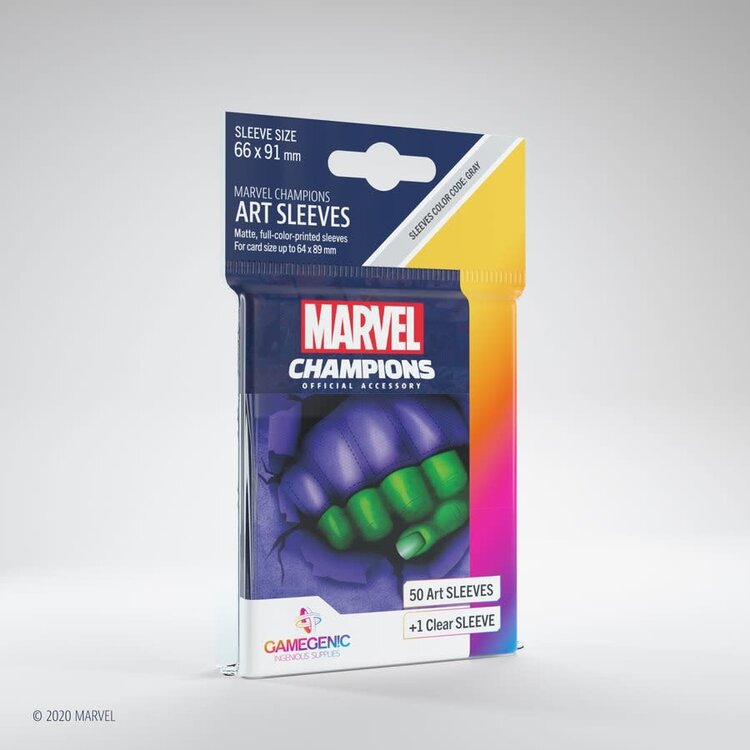 Gamegenic GGS10095ML «Marvel Champions» 66mm X 91mm She-Hulk / 50 Sleeves Gamegenic