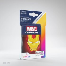 Gamegenic GGS10091ML «Marvel Champions» 66mm X 91mm Ironman / 50 Sleeves Gamegenic