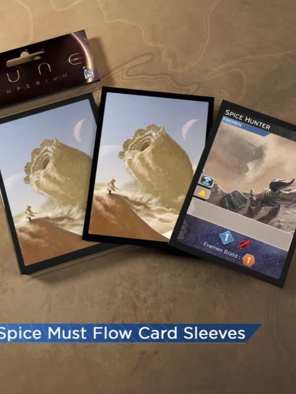 Dire Wolf Dune: Imperium: The Spice Must Flow 66mm X 91mm / 75 Sleeves
