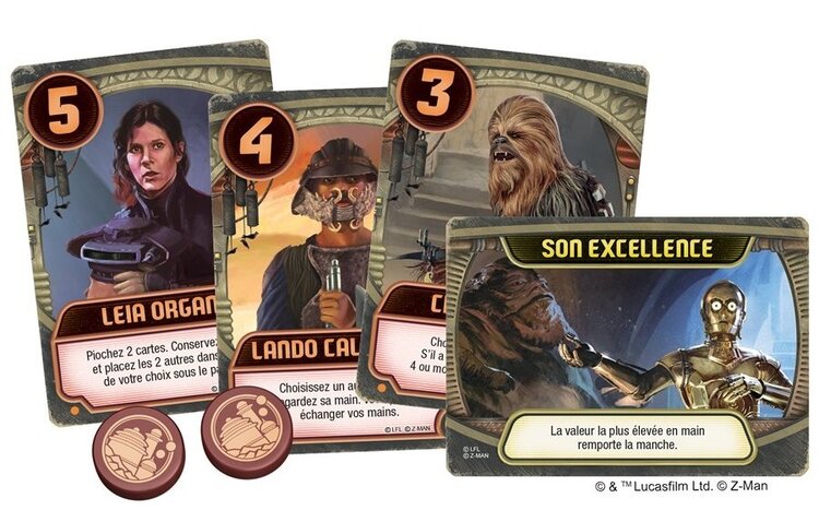 Z-Man Games, Inc. Le Palais De Jabba: Star Wars: Un Jeu Love Letter (FR)