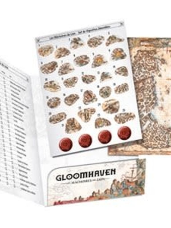 Cephalofair Games Gloomhaven: Les Mâchoires Du Lion: Removable Sticker Set & Map (FR)