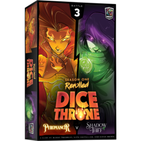 Lucky Duck Games Dice Throne: Saison 1: Boite 3: Pyromancien Contre Voleur De L'Ombre (FR)