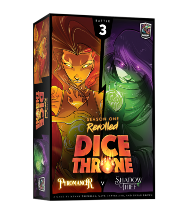 Lucky Duck Games Dice Throne: Saison 1: Boite 3: Pyromancien Contre Voleur De L'Ombre (FR)