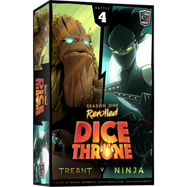 Lucky Duck Games Dice Throne: Saison 1: Boite 4: Treant Contre Ninja (FR)