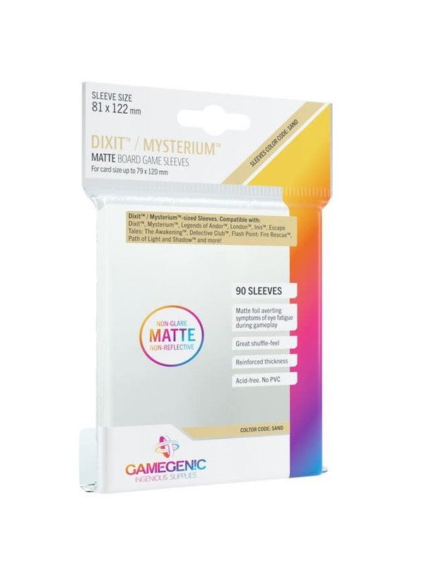 Gamegenic GGS10055ML«Dixit/Mysterium» 81mm X 122mm Matte / 90 Sleeves Gamegenic
