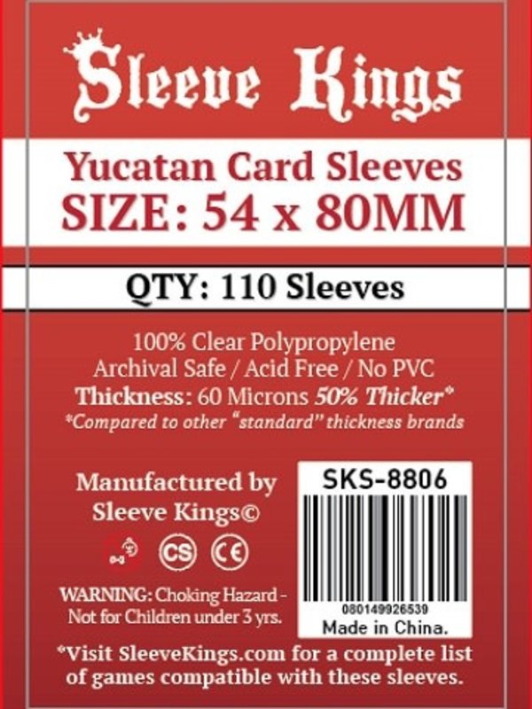 Sleeve Kings SKS-8806 «Yucatan» 54mm X 80mm /110 Kings - Sleeve