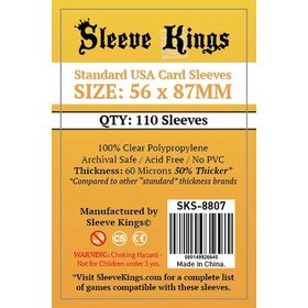 Sleeve Kings SKS-8807 «Standard Usa» 56mm X 87mm /110 Kings - Sleeve
