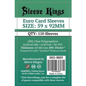 Sleeve Kings SKS-8809 «Euro» 59mm X 92mm /110 Kings - Sleeve