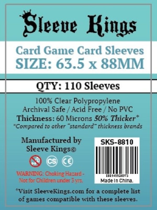 Sleeve Kings SKS-8810 «Standard» 63.5mm X 88mm /110 Kings - Sleeve
