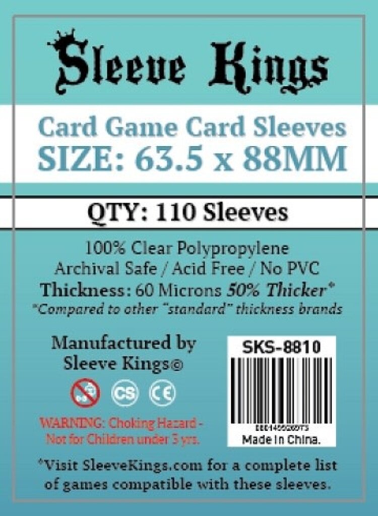 Sleeve Kings SKS-8810 «Standard» 63.5mm X 88mm /110 Kings - Sleeve