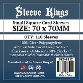 Sleeve Kings SKS-8812 «Small Square» 70mm X 70mm /110 Kings - Sleeve