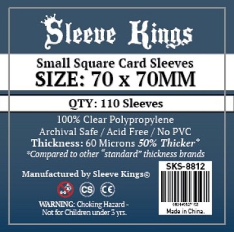 Sleeve Kings SKS-8812 «Small Square» 70mm X 70mm /110 Kings - Sleeve