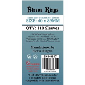 Sleeve Kings SKS-8817 «Space Base Compatible» 40mm X 89mm /110 Kings - Sleeve