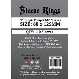 Sleeve Kings SKS-8818 Tiny Epic Compatible 88mm x 125mm /110 King s - Sleeve