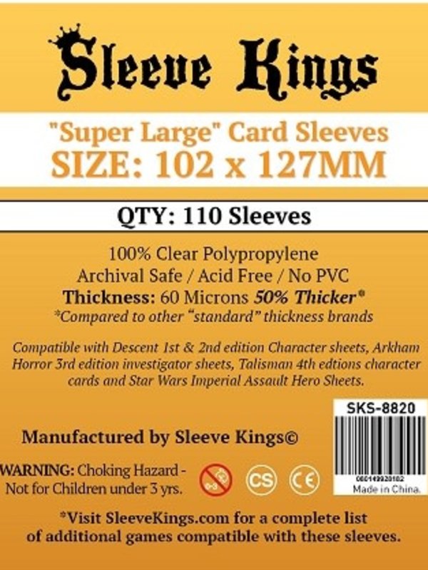 Sleeve Kings SKS-8820 «Super Large» 102mm X 127mm /110 Kings - Sleeve