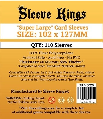 SKS-8820 «Super Large» 102mm X 127mm /110 Kings - Sleeve