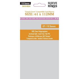 Sleeve Kings SKS-8824 «French Tarot» 61mm X 112mm / 110 Kings - Sleeve